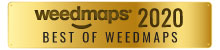 Weedmaps Best-of-Weedmaps 2020 award plaque