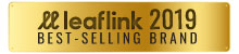 Leaflink Best-Selling Brand 2019 award plaque