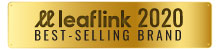 Leaflink Best-Selling Brand 2020 award plaque