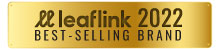 Leaflink Best-Selling Brand 2022 award plaque