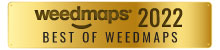 Weedmaps Best-of-Weedmaps 2022 award plaque